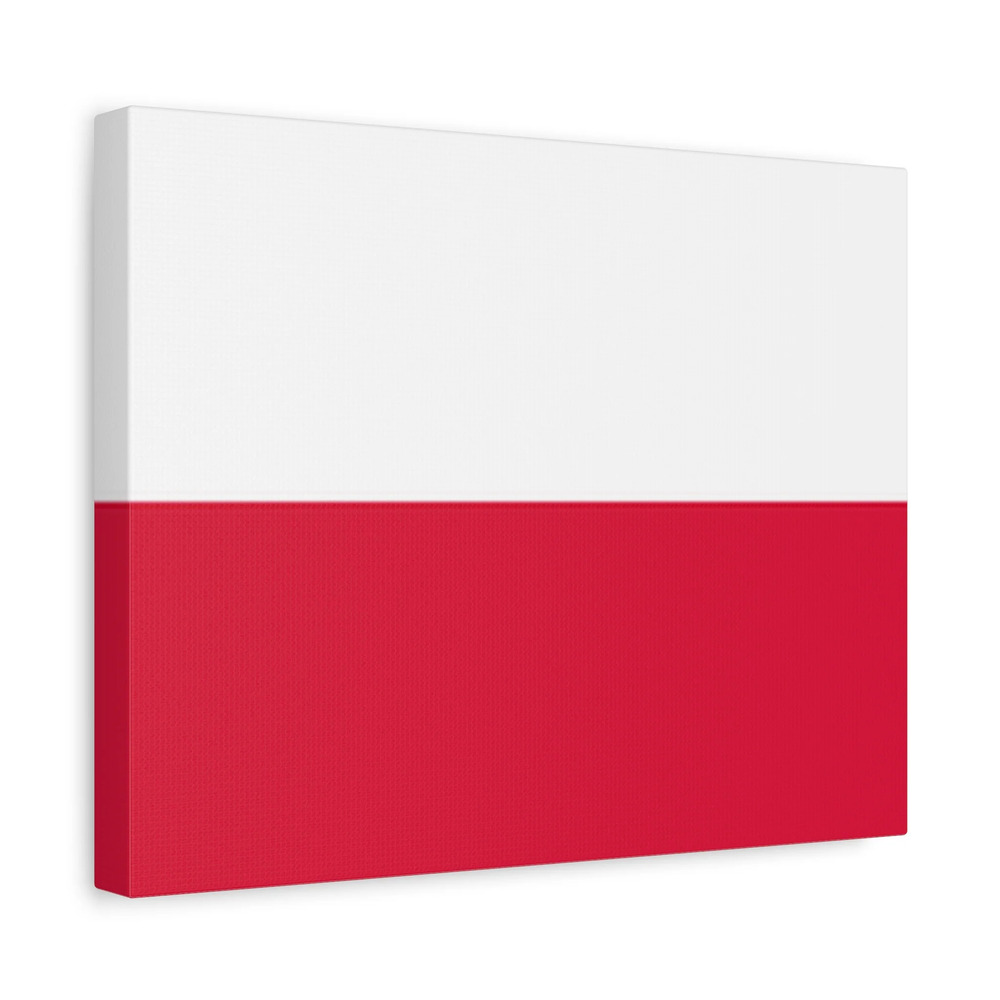 Poland Country Flag Canvas Vibrant Wall Art Unframed Home Decor